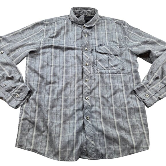 Wrangler Other - Wrangler ATG Shirt Mens Large Plaid Long Sleeve Hiking Outdoor Button Up